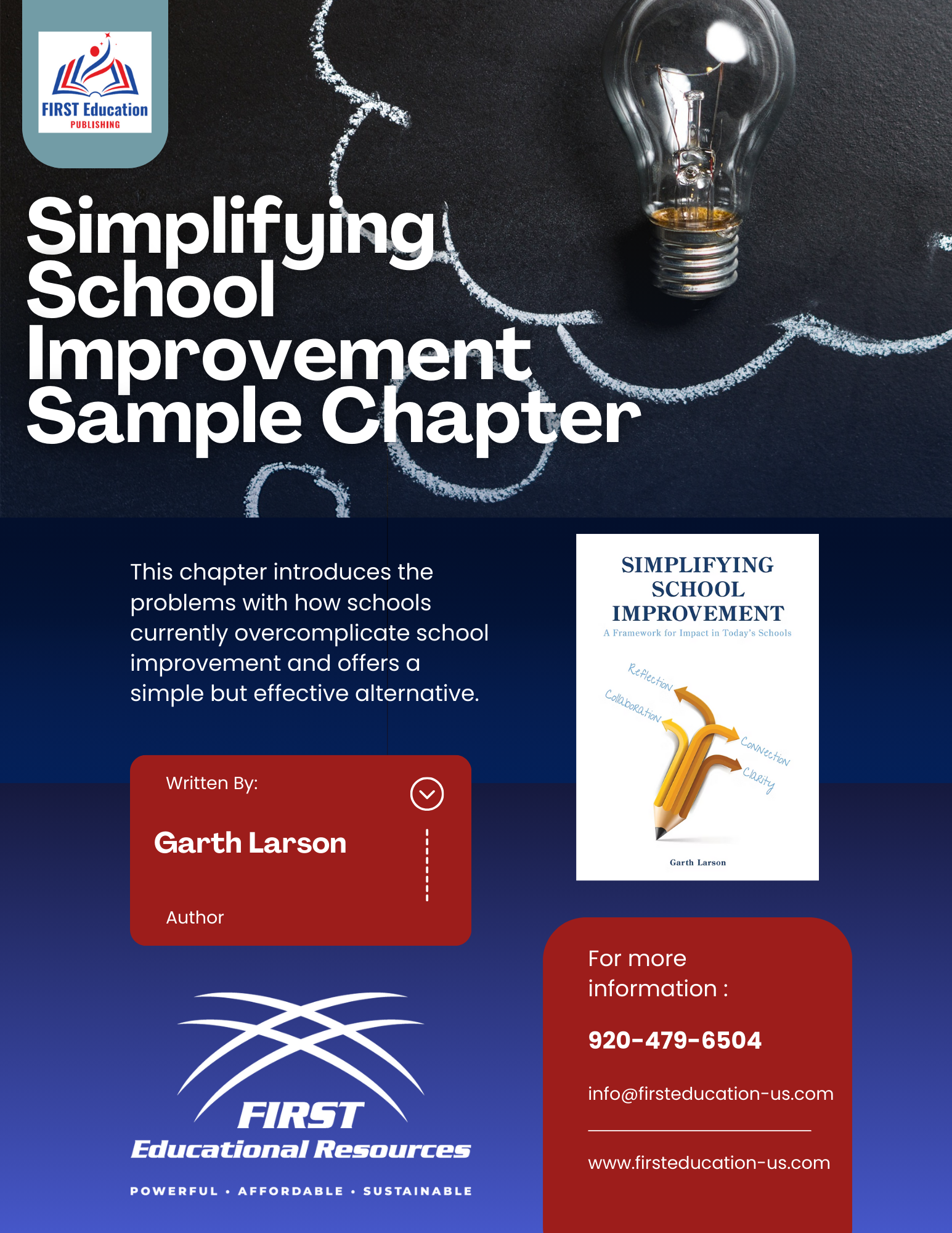 Simplifying School Improvement Publishing Free Resource Cover Page and Call to Action Page (2)