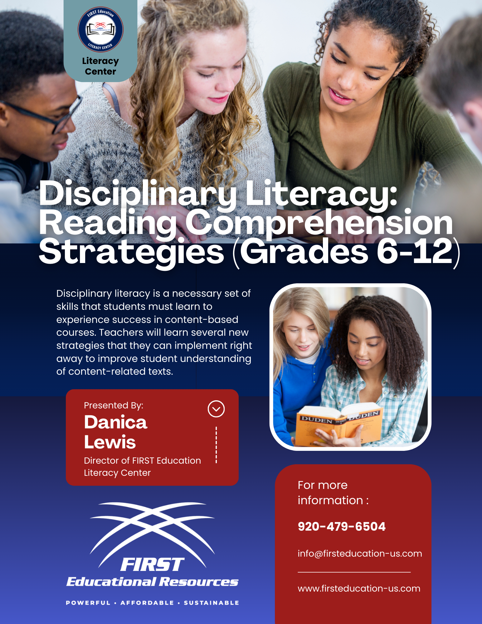 Free Resource - Disciplinary Literacy Reading Comprehension Strategies (Grades 6-12)