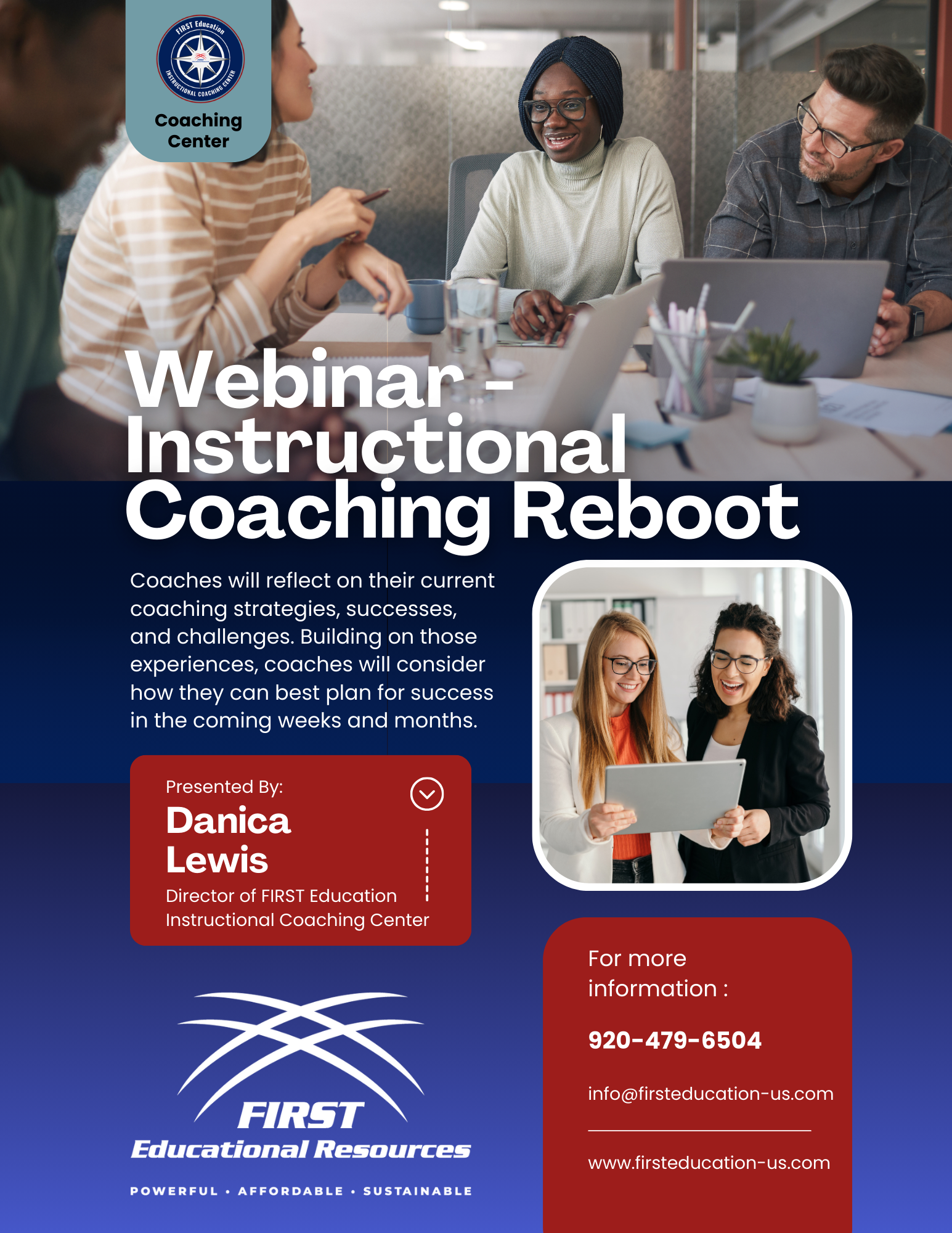 Free Resource - Webinar - Instructional Coaching Reboot