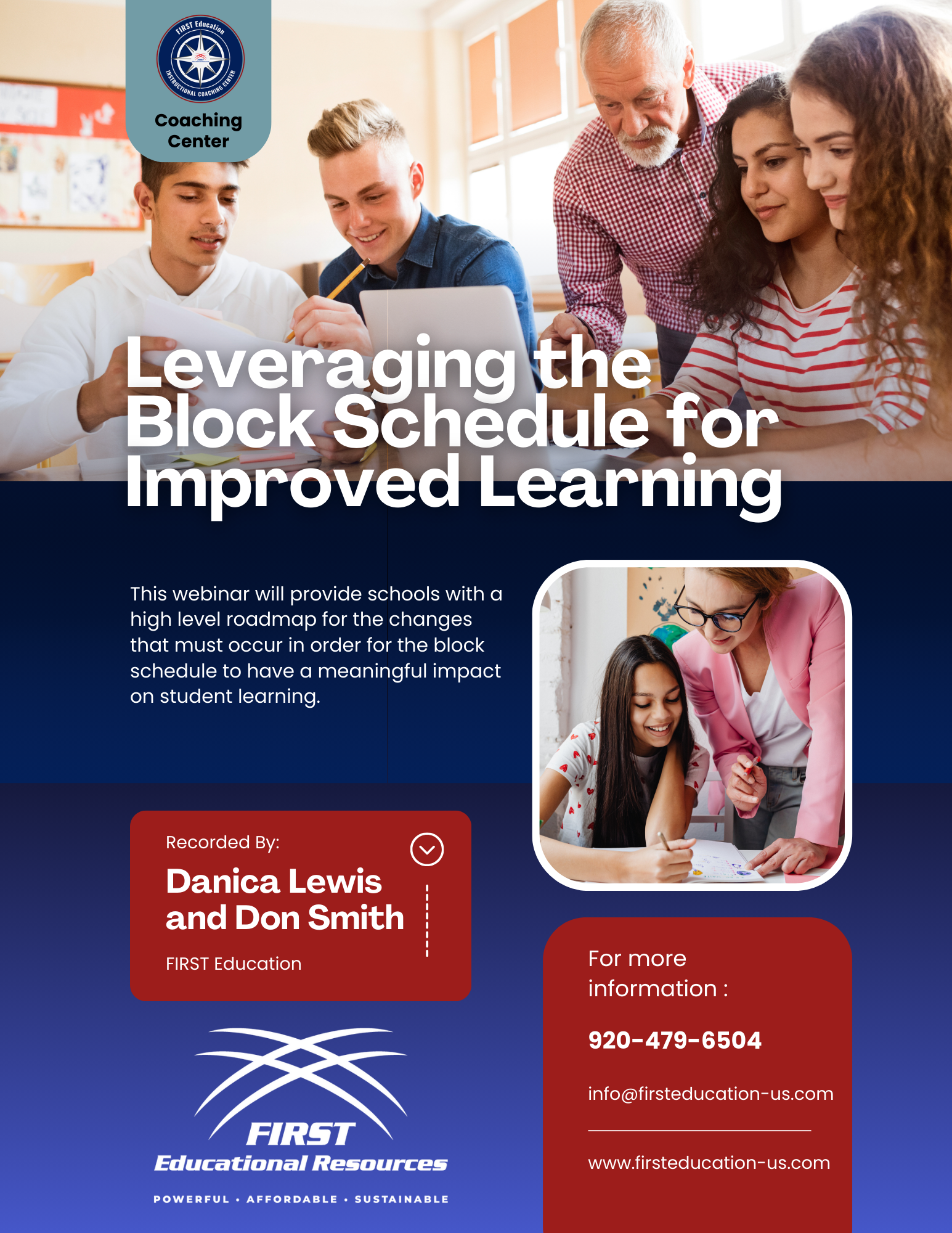 Leveraging the Block Schedule for Improved Learning Webinar