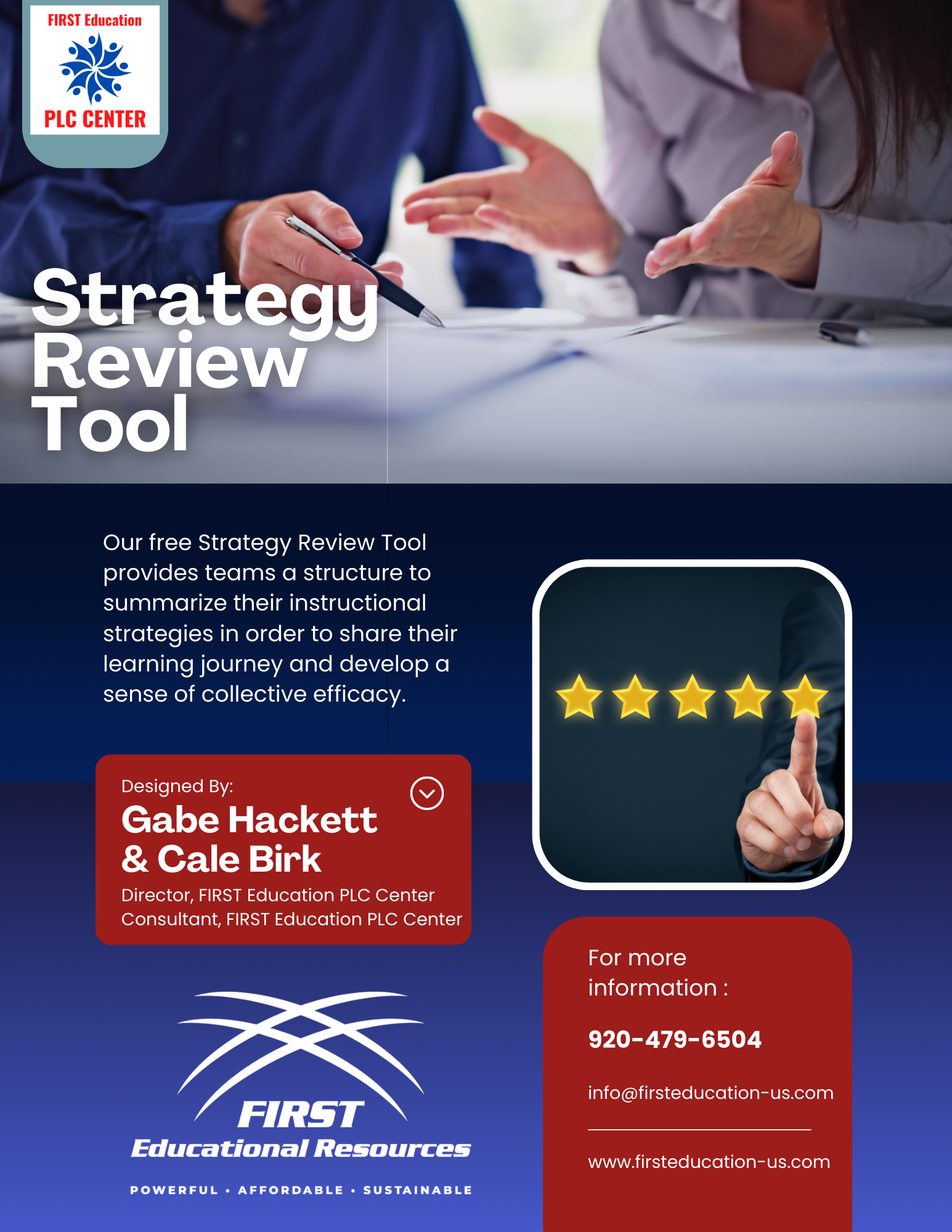 PLC Strategy Review Tool