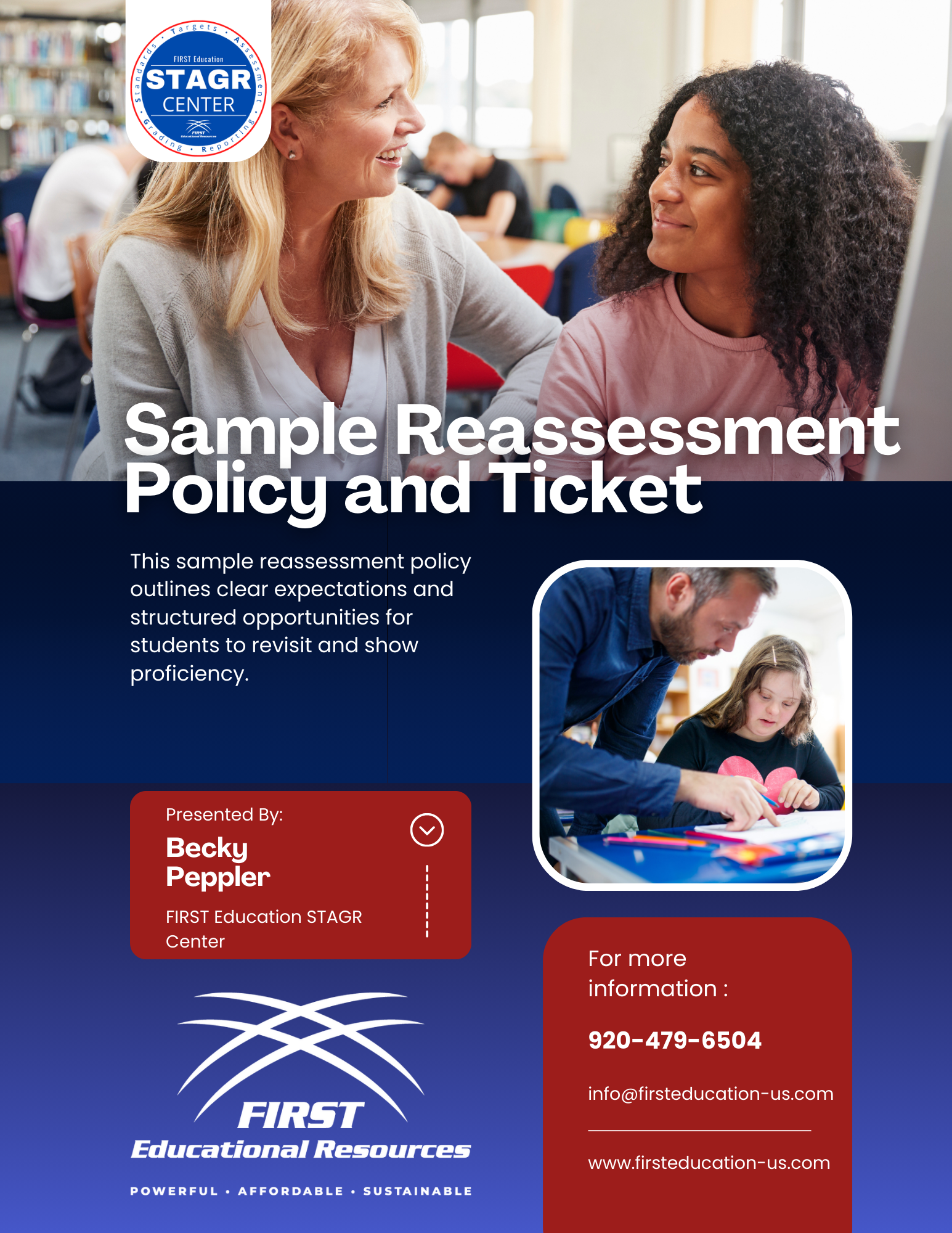 Sample Reassessment Policy and Ticket- Free Resource